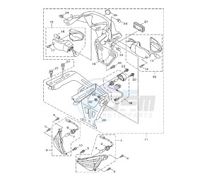 HW XENTER 150 drawing FLASHER LIGHTS