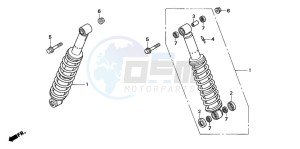 TRX680FA drawing REAR CUSHION