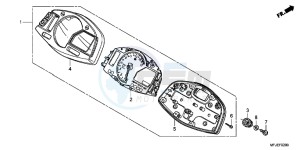 CBR600RRC drawing METER