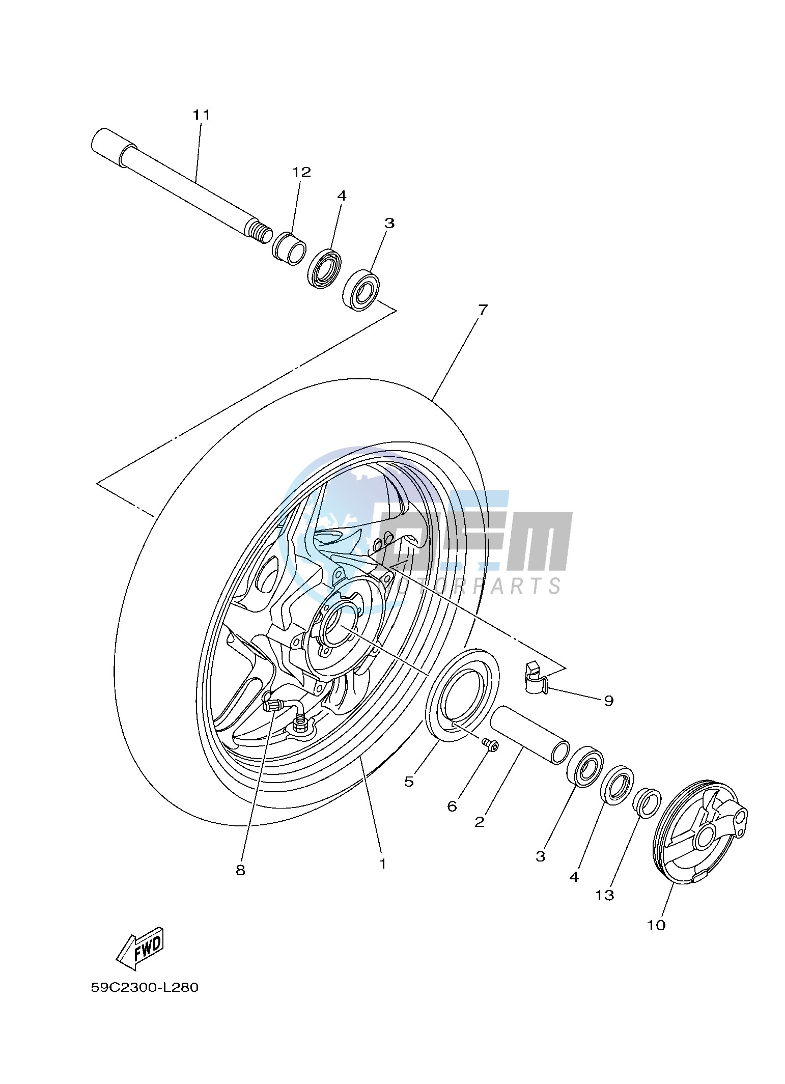 FRONT WHEEL