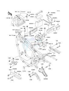 EN 500 C [VULCAN 500 LTD] (C6F-C9F) C7F drawing FRAME FITTINGS