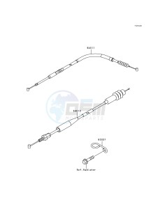 KX 250 L [KX250] (L2) [KX250] drawing CABLES