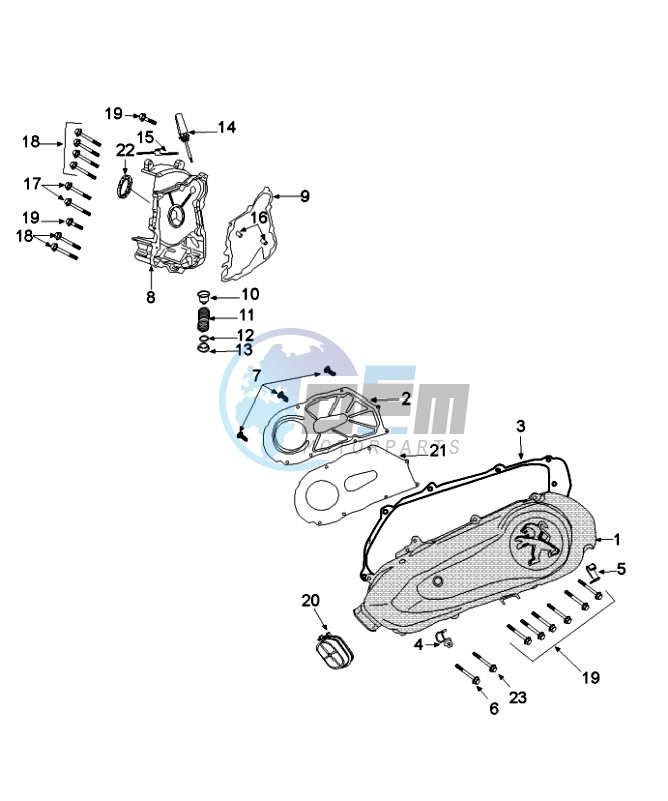 CRANKCASE COVER