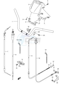 LT-F250 (E17) drawing HANDLE BAR (MODEL K2)