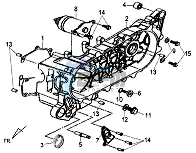 CRANKCASECOVER LEFT