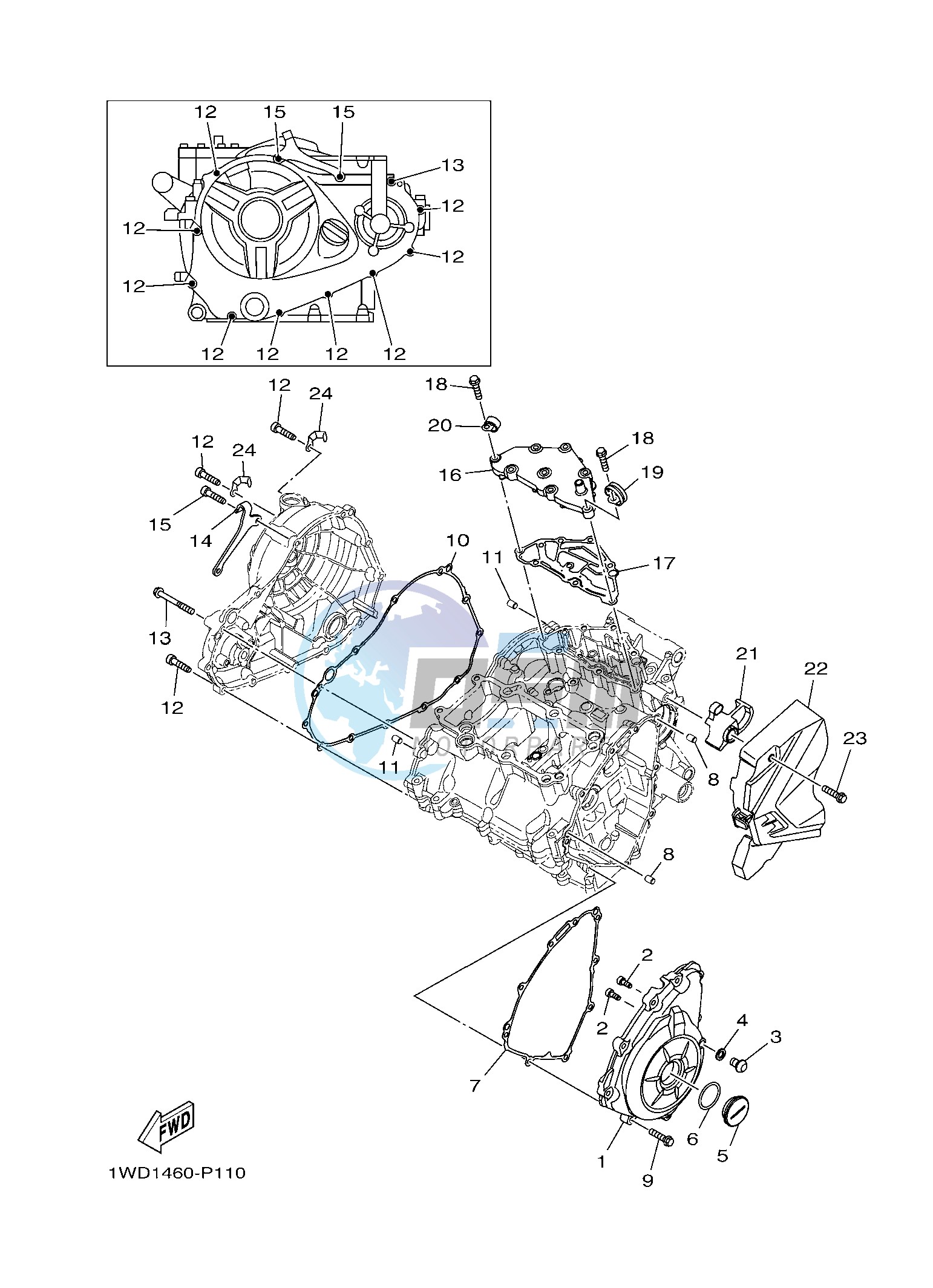 CRANKCASE COVER 1