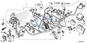 NC750SAE NC750SA ED drawing WIRE HARNESS