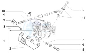 NRG 50 power DD drawing Rear caliper