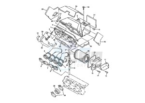 FJR A 1300 drawing INTAKE