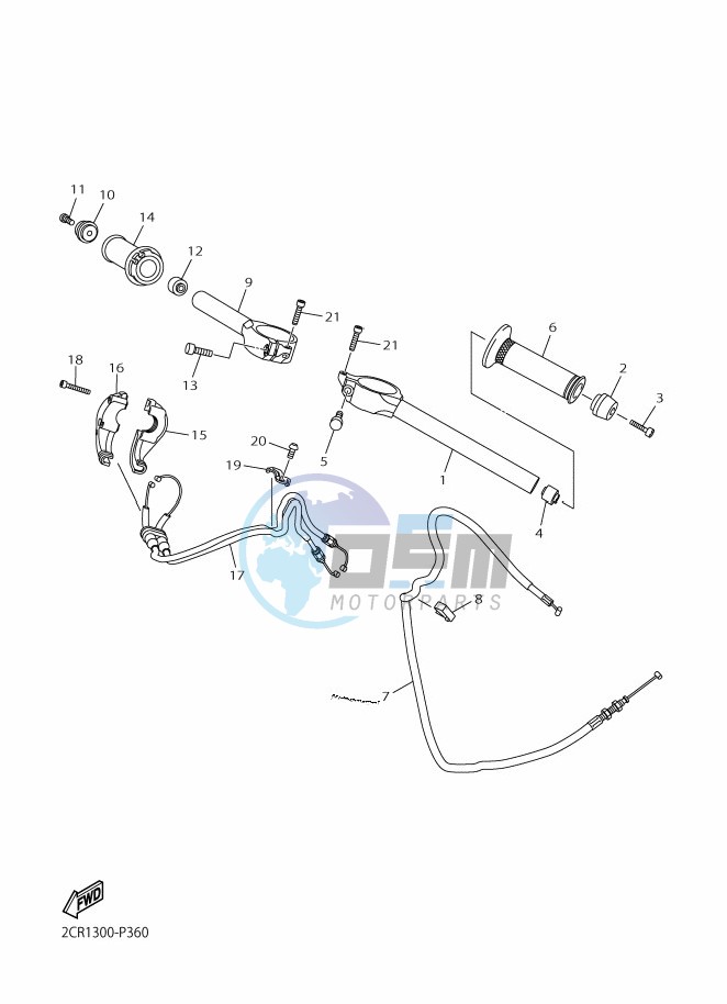 STEERING HANDLE & CABLE