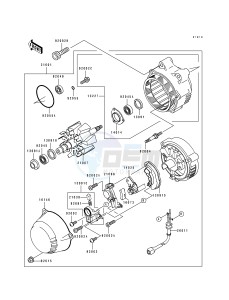 ZX 1100 F [GPZ 1100 ABS] (F1) [GPZ 1100 ABS] drawing GENERATOR