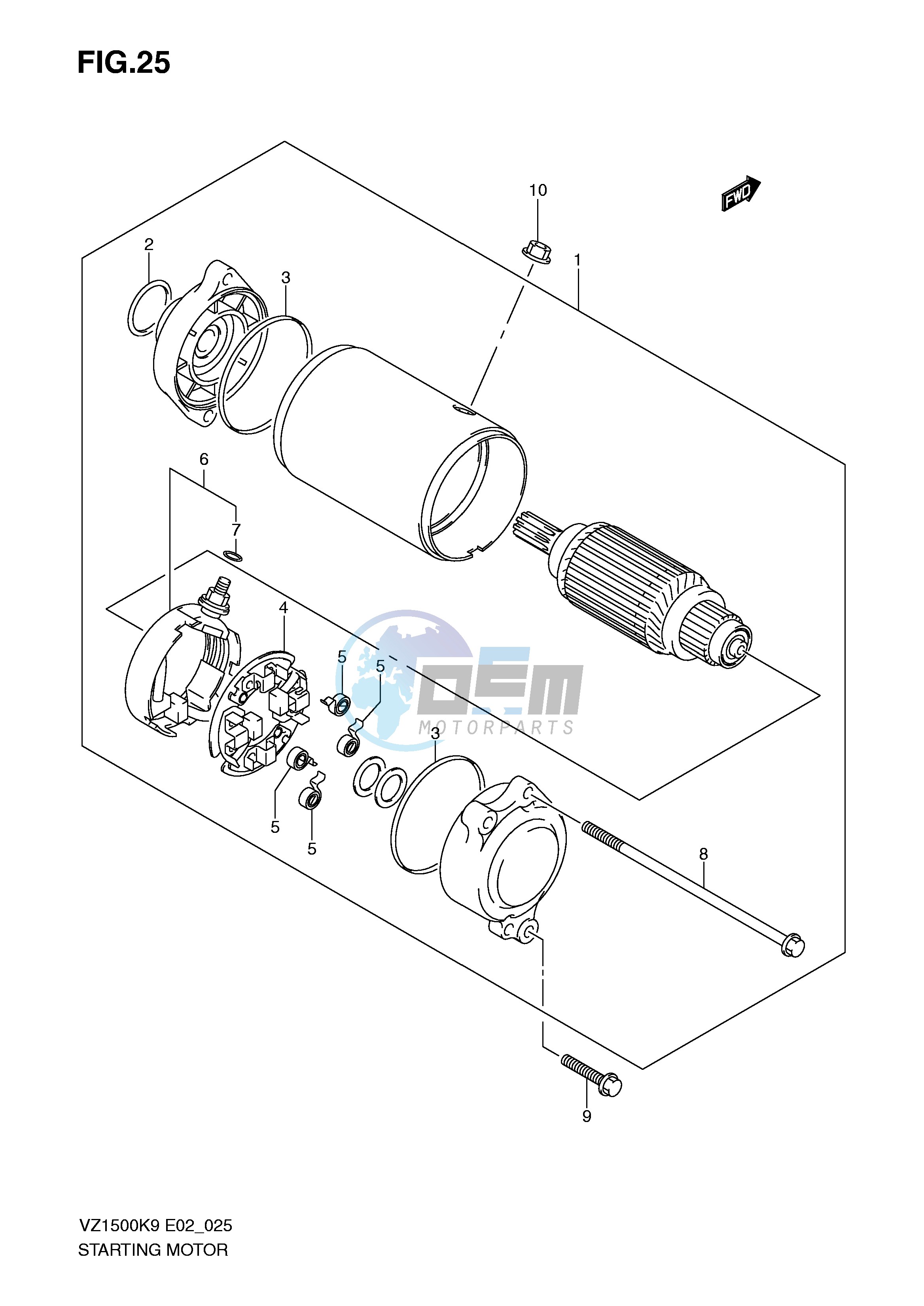 STARTING MOTOR