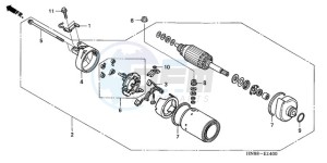 TRX680FA9 Australia - (U) drawing STARTING MOTOR