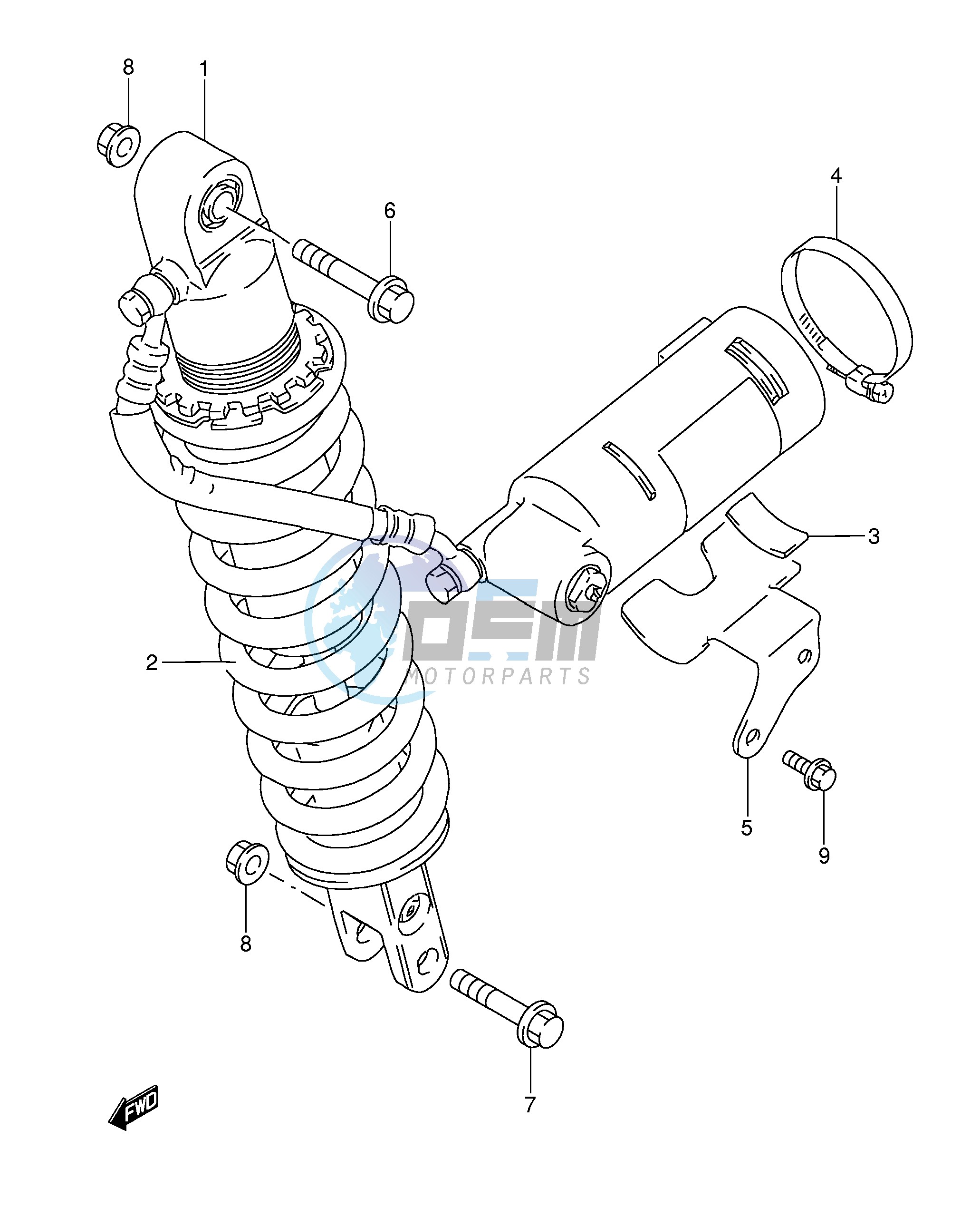 REAR SHOCK ABSORBER