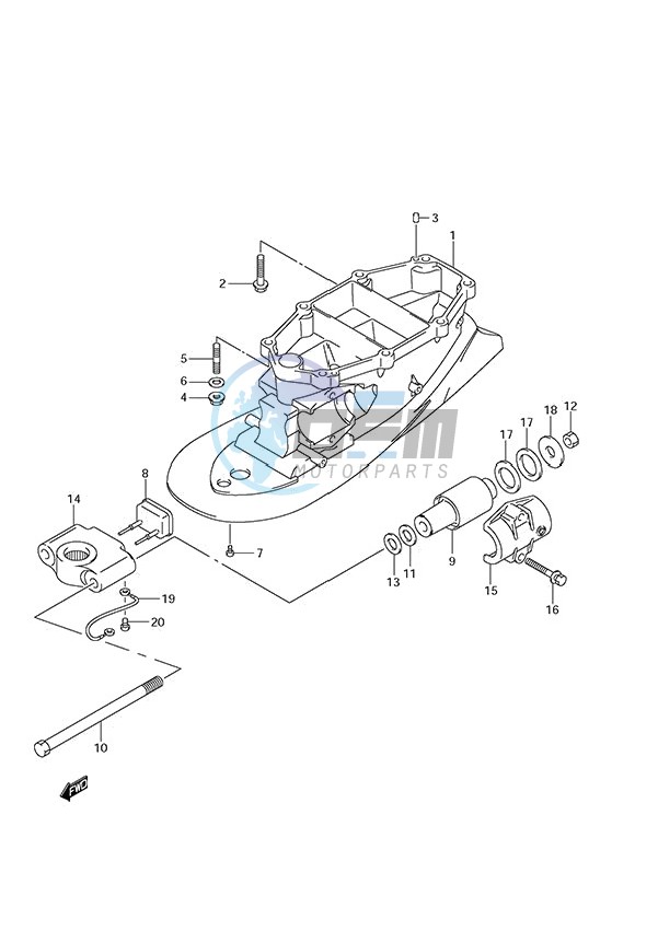 Drive Shaft Housing (DF 250S)