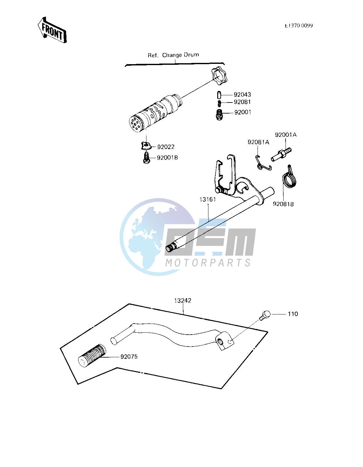 GEAR CHANGE MECHANISM