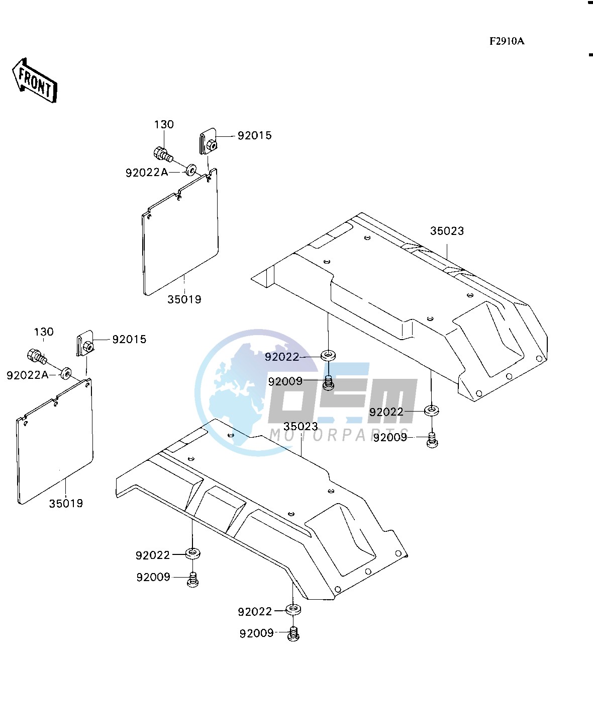 ACCESSORY-- REAR FENDER- -