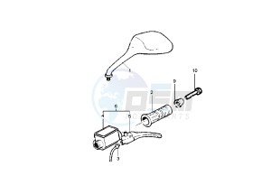 Runner VX-VXR 125-180 125 drawing Rear master cylinder