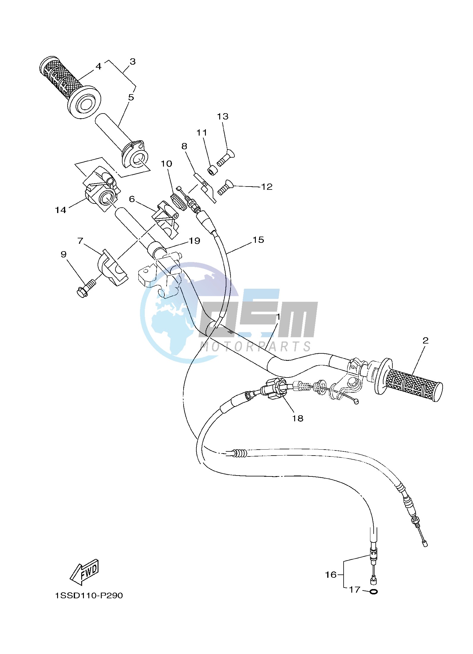 STEERING HANDLE & CABLE