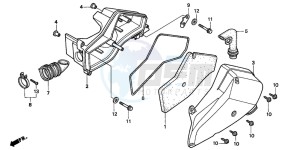 SFX50MM drawing AIR CLEANER