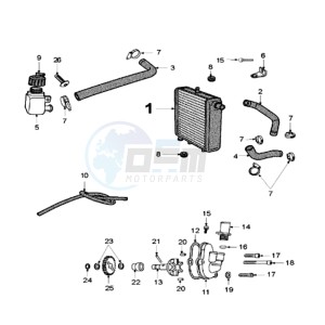 XR6 E2 drawing COOLING SYSTEM