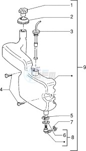 NRG 50 Extreme ZAPC220-210 drawing Oil tank