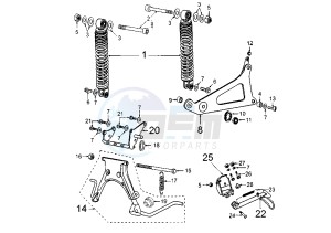 ELYSEO 125-150 - 125 cc drawing STAND