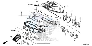 CBR650FAH 2ED - (2ED) drawing AIR CLEANER