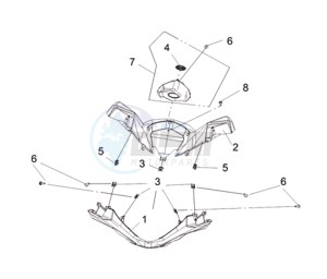 CRUISYM 300 (L8) EU drawing FR. HANDLE COVER