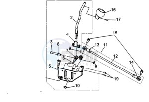 QUADRAIDER 600 drawing SHIFT ROD - SHIFT LEVER