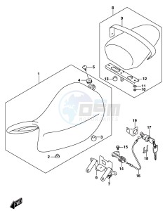 GSX-S1000F drawing SEAT