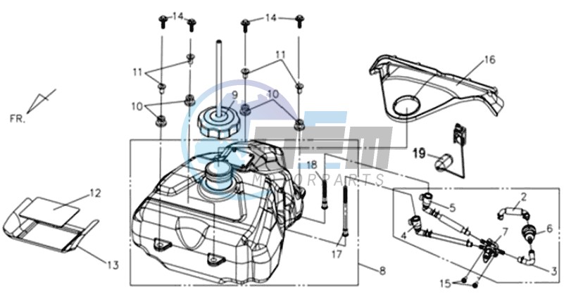 FUEL TANK - FUEL CUT