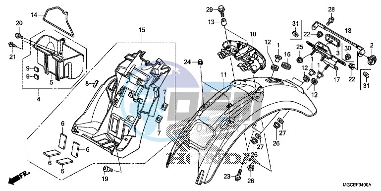 REAR FENDER