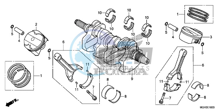 CRANKSHAFT/PISTON