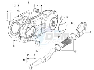 Runner 125 VX 4t Race e3 (UK) UK drawing Crankcase cover - Crankcase cooling