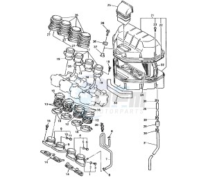 YZF SP 750 drawing INTAKE