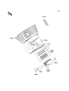 KVF360 4x4 KVF360A9F EU GB drawing Cylinder/Piston(s)