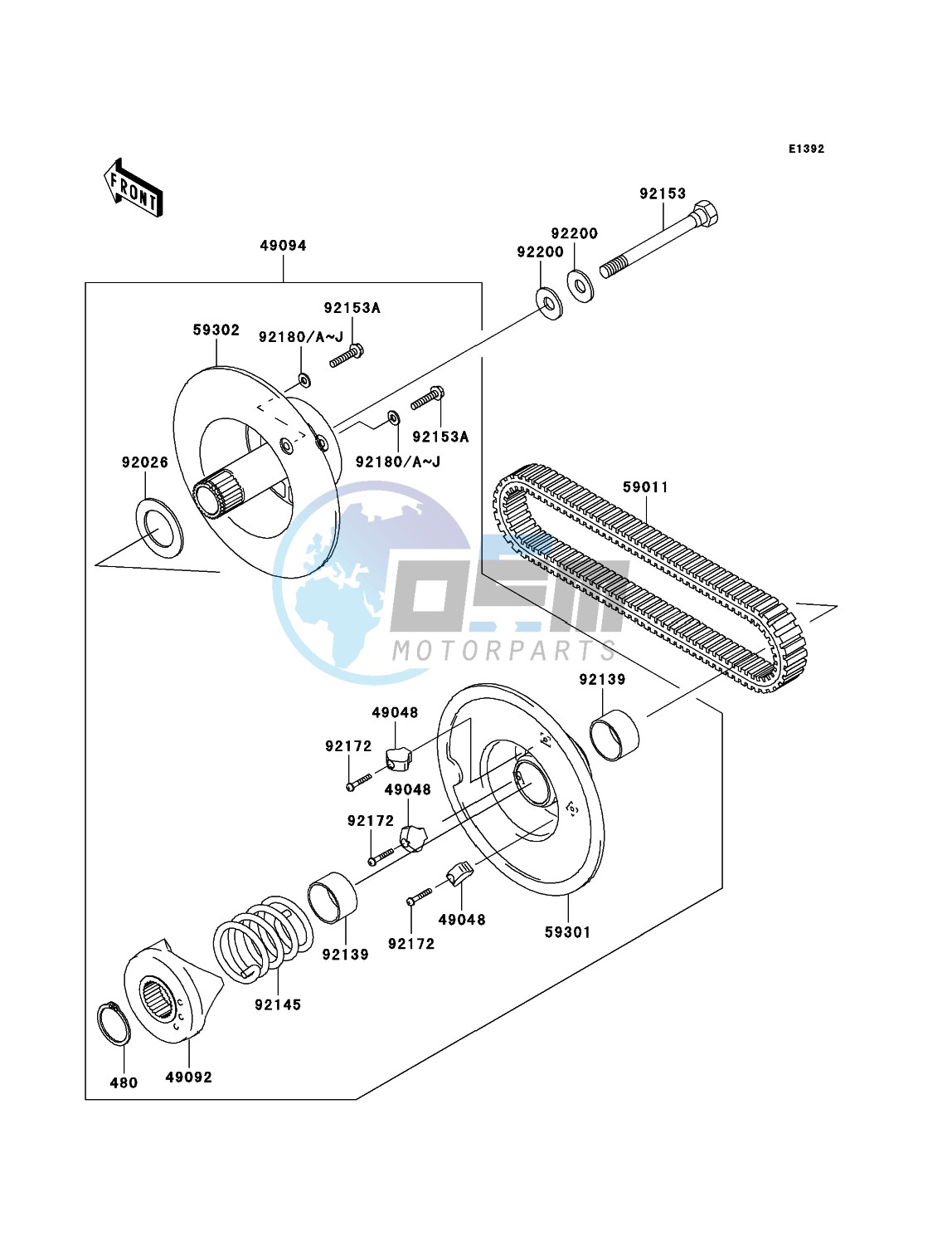 Driven Converter/Drive Belt