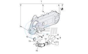 Sport City One 50 4T 2v e2 drawing Variator cover