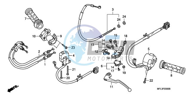 HANDLE LEVER/SWITCH/CABLE