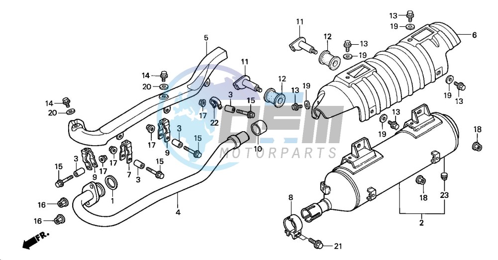 EXHAUST MUFFLER