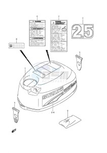 DF 2.5 drawing Engine Cover