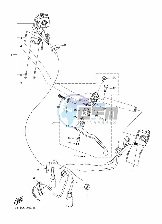 HANDLE SWITCH & LEVER