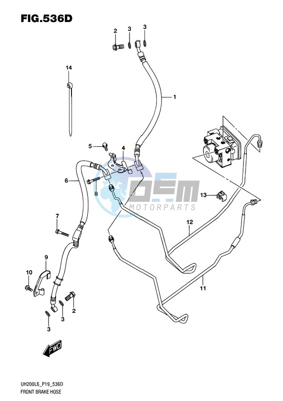 FRONT BRAKE HOSE