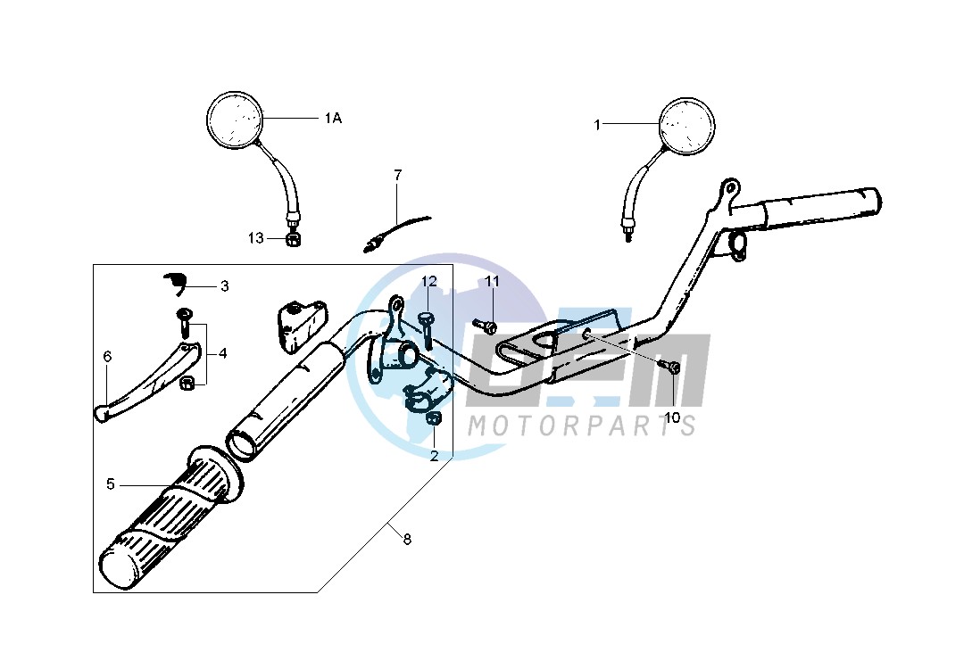 Rear brake control