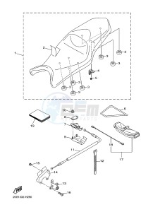 XJ6S 600 DIVERSION (S-TYPE) (36CJ 36CK) drawing SEAT