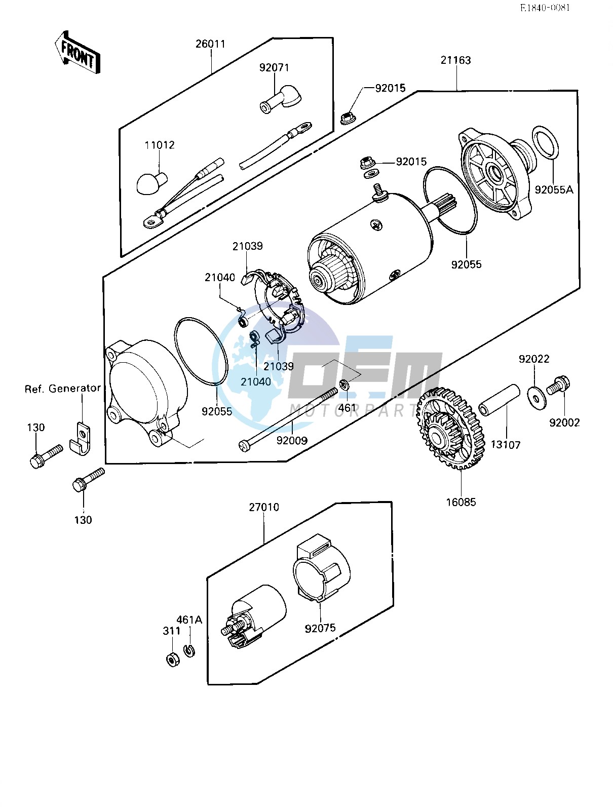 STARTER MOTOR