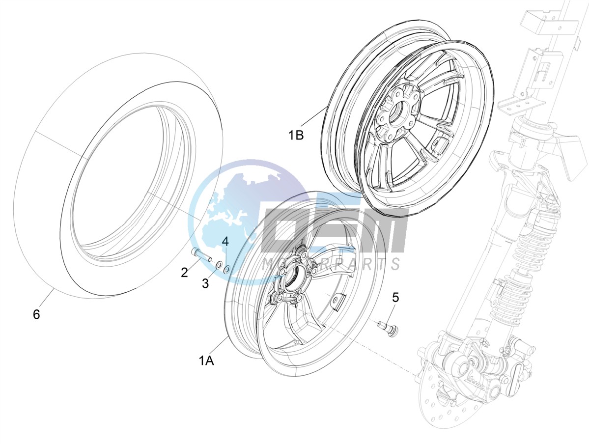 Front wheel