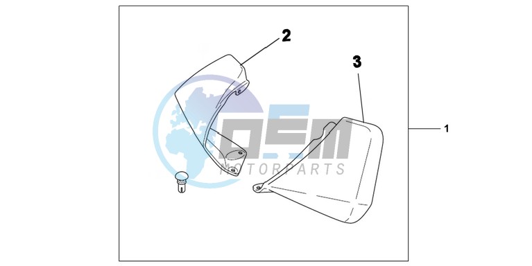 KNUCKLE VISOR SET