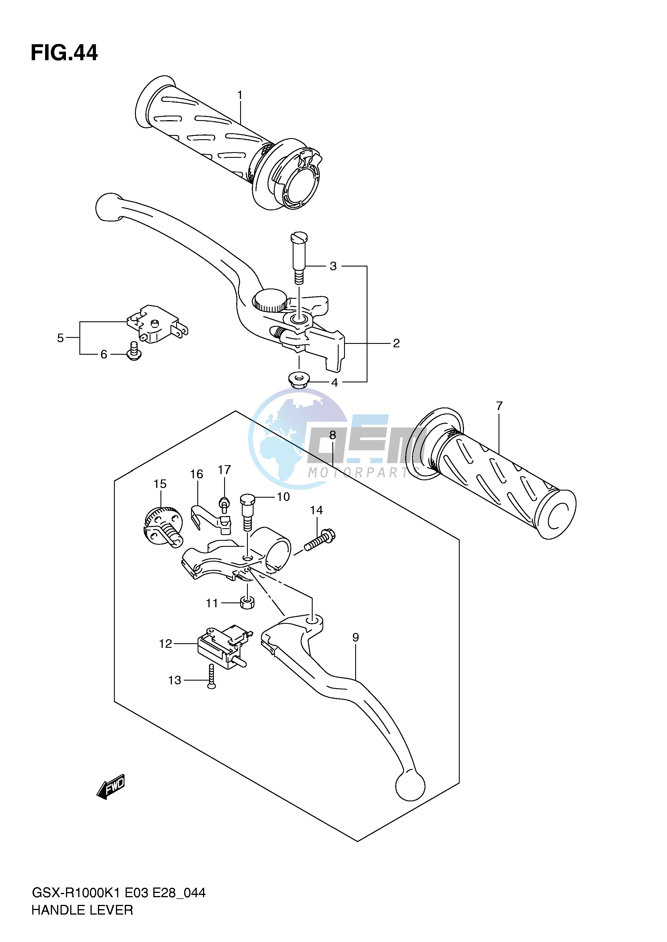 HANDLE LEVER